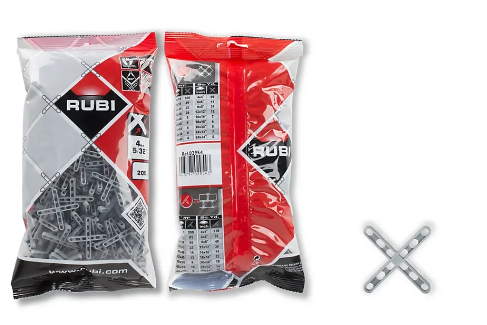 Rubi Outils Du Carreleur<Croisillons en X 4 mm 200 unités