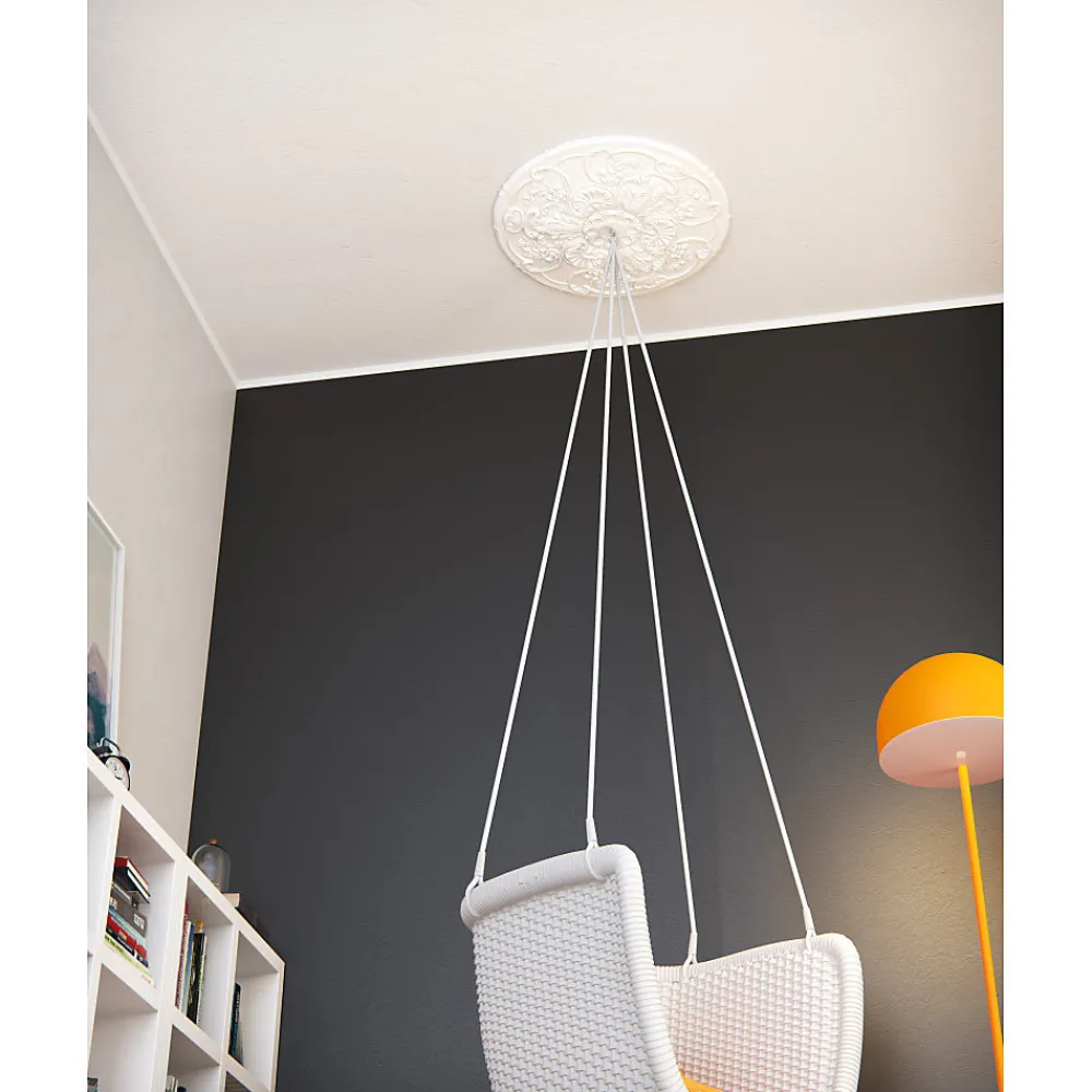 Decoflair Moulure Et Rosace De Plafond<D2 Moulure de plafond Polystyrène 25 x 15 x 2000 - 1 pièce