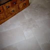 Ro'Ma Nature Dallage Pierre de l'Atlas Beige Opus 4 x1,5 cm - Intérieur et Extérieur (lot de 1,44 m² soit 2 paquets) -- Carrelage Sol Effet Pierre