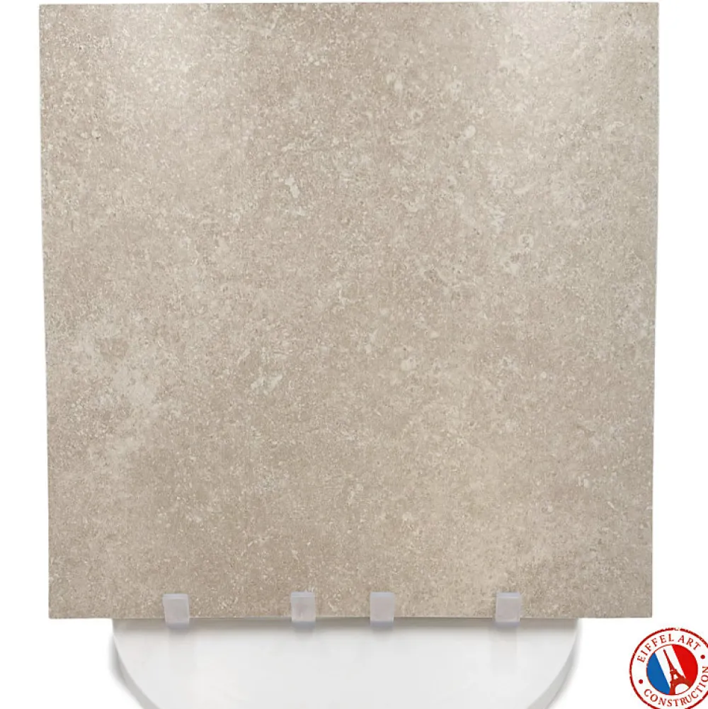Aelle Carrelage Dalle de carrelage extérieur effet pierre naturelle de travertin 60x90 cm MYK-CR SAND- Carrelage Sol Effet Pierre