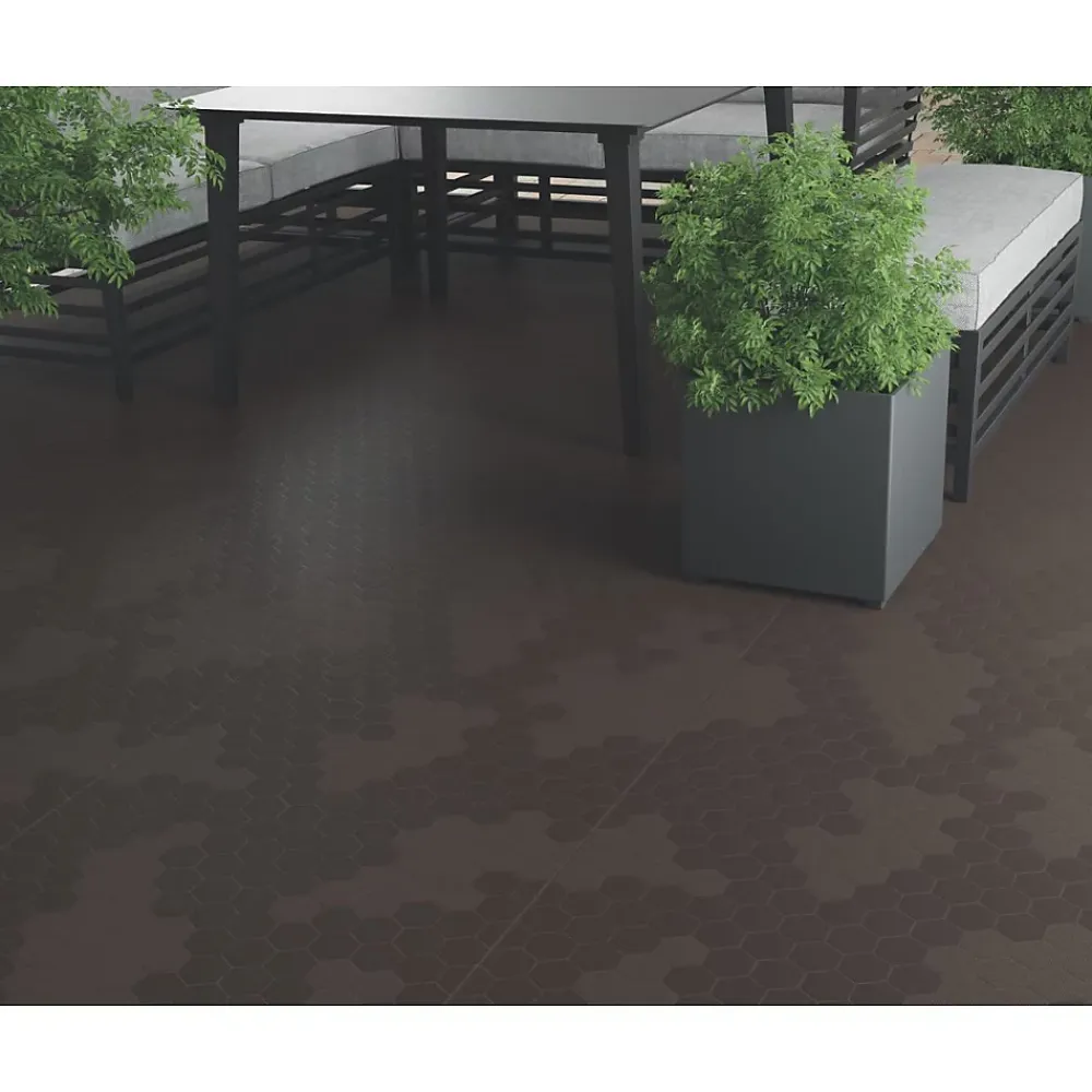 Artplast Dalle de sol Clipsable 116 x 76 x 3 cm Rectangulaire Polypropylène Revêtement de Sol Modulable Intérieur / Extérieur Art Plast- Dalle Pvc Garage