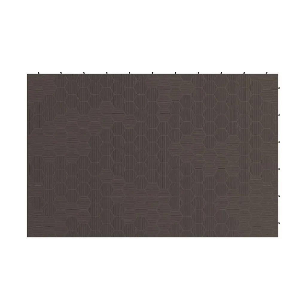 Artplast Dalle de sol Clipsable 116 x 76 x 3 cm Rectangulaire Polypropylène Revêtement de Sol Modulable Intérieur / Extérieur Art Plast- Dalle Pvc Garage