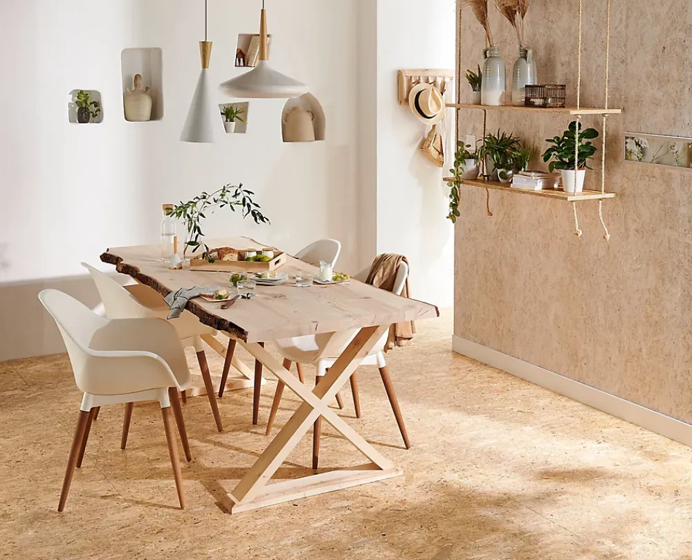 Panneau Bois, Osb, Mdf<Dalle OSB 3 plancher - 205 x 62,5 cm, ép.18 mm (vendue à la pièce)