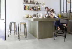 Gerflor Dalle Et Lame Pvc<Dalle PVC à clipser Senso Premium Rigide acoutisque béton gris 39,9 x 73 cm,