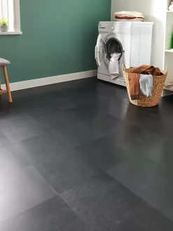 Dalle Et Lame Pvc<Dalle PVC adhésive ardoise 30 x 30 cm (vendue au carton)