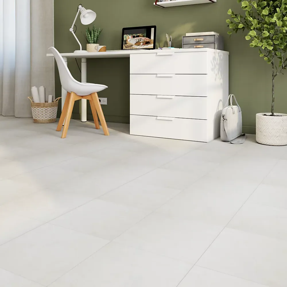 Dalle PVC adhésive cloud gris 30 x 30 cm (vendue au carton)- Dalle Et Lame Pvc