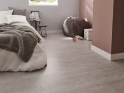 GoodHome Dalle PVC adhésive PopRock Béton gris clair 30 x 60 cm (vendue au carton)- Dalle Et Lame Pvc