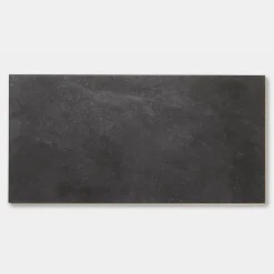 GoodHome Dalle Et Lame Pvc<Dalle PVC clipsable Baila décor ardoise noire L.61 x l.30,5cm