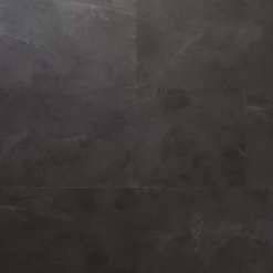 GoodHome Dalle Et Lame Pvc<Dalle PVC clipsable Baila décor ardoise noire L.61 x l.30,5cm