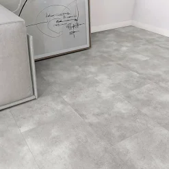 GoodHome Dalle Et Lame Pvc<Dalle PVC clipsable Capella effet béton gris L.61 x l. 30.5cm
