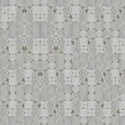 GoodHome Dalle Et Lame Pvc<Dalle PVC clipsable Mambo 63x32 cm décor carreaux ciment gris (vendue au carton)