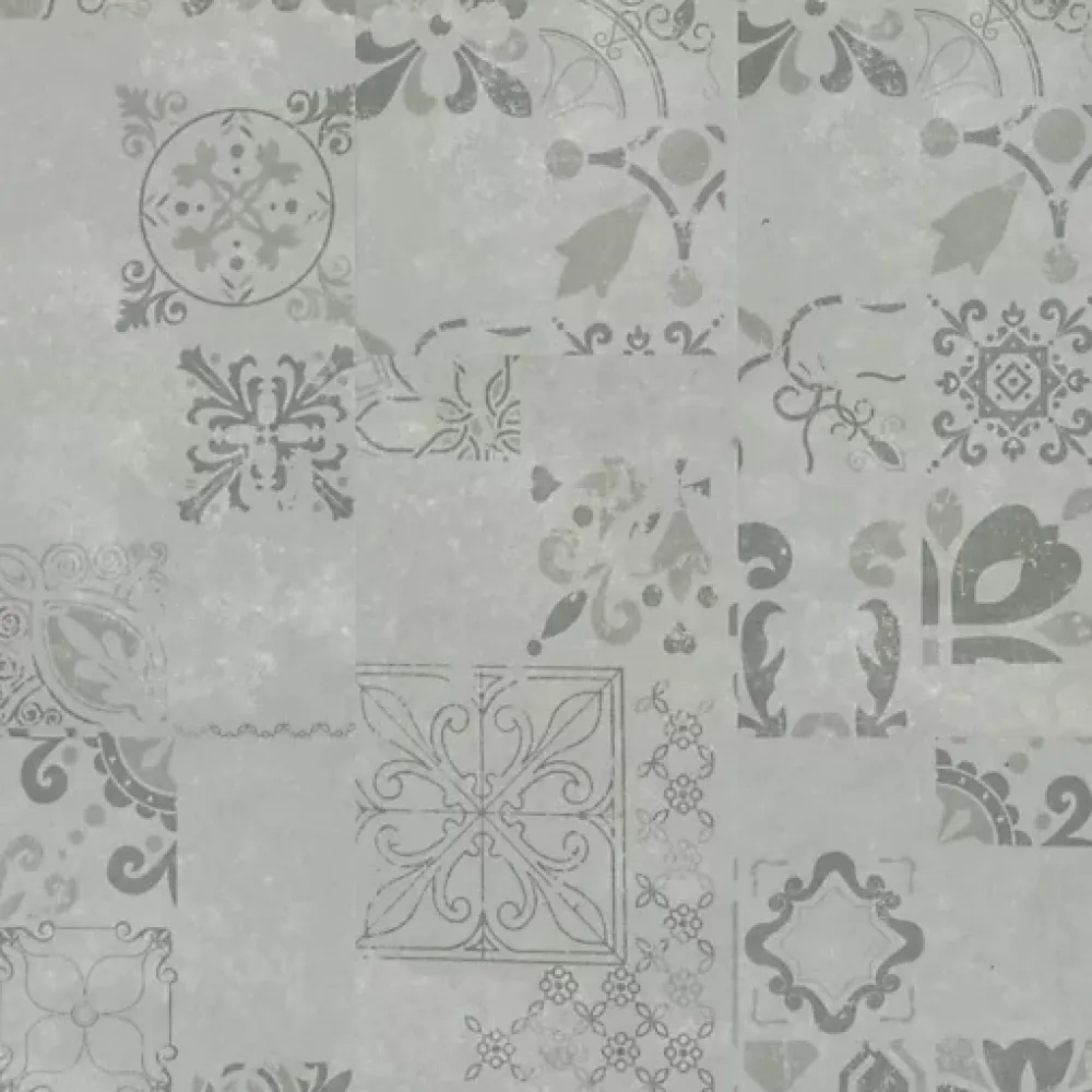 Tarkett Dalle Et Lame Pvc<Dalle PVC clipsable rigide Ultime Plus - Carreaux de ciment gris - Finition extra mate - Paquet de 2,253 m²