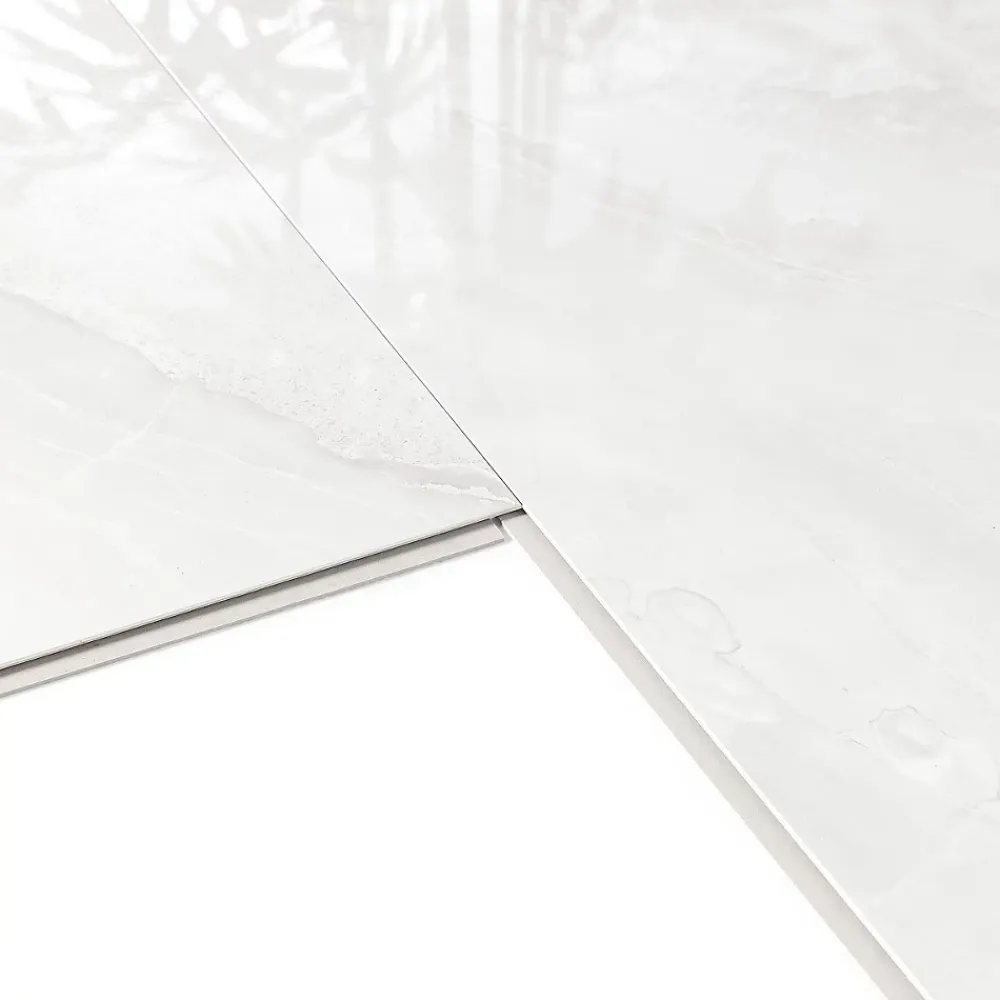 Dumaplast Dalle PVC Dumawall+ Gloss Evora gris brillant 37,5 x 65 cm- Dalle Murale Pvc
