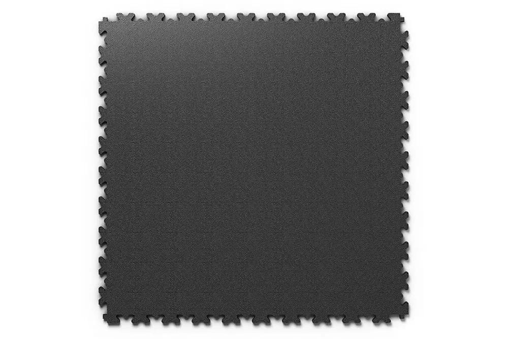 Fortelock Dalle Pvc Garage<Dalle PVC garage Industy noir L.51 x l.51 cm