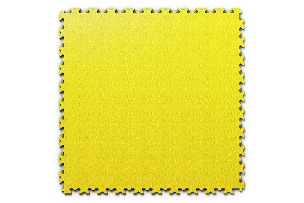Fortelock Dalle Pvc Garage<Dalle PVC garage Industy jaune L.51 x l.51 cm