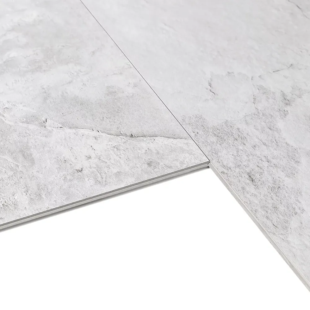 GoodHome Dalle PVC Ozark ardoise L. 60cm x l. 30cm- Dalle Murale Pvc