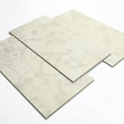 Décoweb Dalle sol PVC Clipsable Mix and Match - Click 5G - Carreaux de ciment beige clair - Paquet de 1,49 m²- Dalle Et Lame Pvc