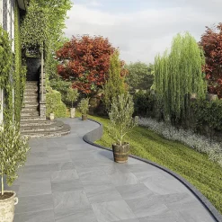 Concept Mosaïque Dalle sur plots EREBOR GRIS 60x60x2 cm effet pierre antidérapant R11- Carrelage Extérieur Et Terrasse