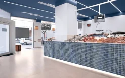 Decora Mosaicos Boite de carrelage mosaïque BALI Bleu brillant 29x29 cm- Mosaïque Pour Douche