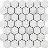 Decora Mosaicos Carrelage sol et mur CALACATTA hexagone 30x30 cm- Mosaïque Pour Douche