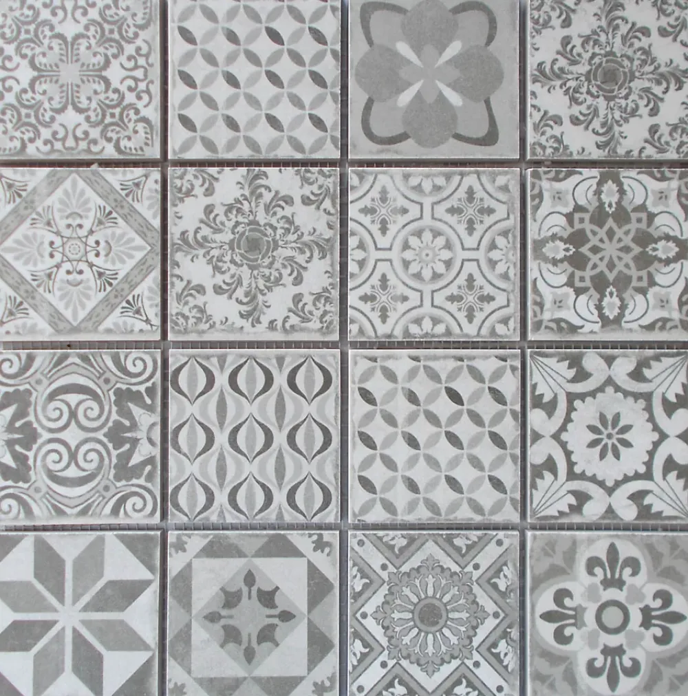 Decora Mosaicos Mosaïque Pour Wc|Mosaïque Pour Douche<Carrelage mosaïque ANTIC Gris 29x29 cm