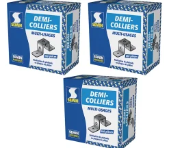 Semin Bois De Charpente<Demi Collier Multi-usages , boite de 100 (Lot de 300)