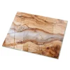 Wallfluent Plateau En Verre<Dessus de table en verre trempé 80x60 cm Bois naturel avec résine