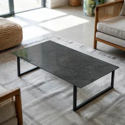 Wallfluent Plateau En Verre<Dessus de table en verre trempé 100x50 cm Texture de pierre naturelle