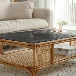 Wallfluent Plateau En Verre<Dessus de table en verre trempé 140x70 cm Motif de marbre veiné