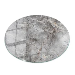 Wallfluent Plateau En Verre<Dessus de table en verre trempé fi50 cm Motif naturel de marbre