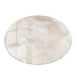 Wallfluent Plateau En Verre<Dessus de table en verre trempé fi50 cm Motif texturé de marbre