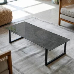 Wallfluent Plateau En Verre<Dessus de table en verre trempé 125x50 cm Texture de pierre naturelle