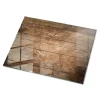 Wallfluent Plateau En Verre<Dessus de table en verre trempé 80x60 cm Structure de planches en bois