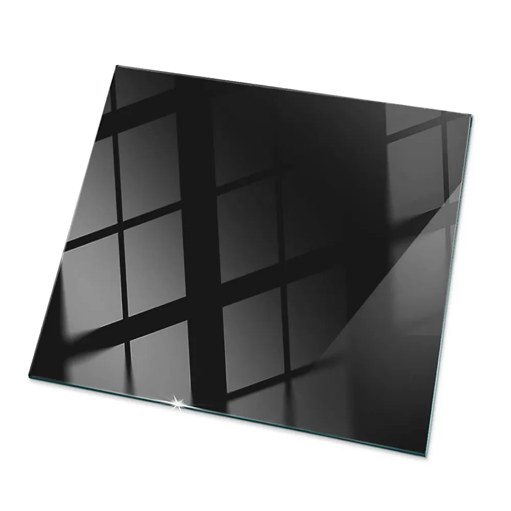 Wallfluent Plateau En Verre<Dessus de table en verre trempé 60x60 cm Couleur noire lisse