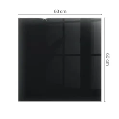 Wallfluent Plateau En Verre<Dessus de table en verre trempé 60x60 cm Couleur noire lisse