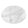 Wallfluent Plateau En Verre<Dessus de table en verre trempé fi50 cm Motif de surface en marbre