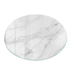 Wallfluent Plateau En Verre<Dessus de table en verre trempé fi50 cm Motif de surface en marbre