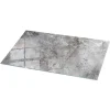 Wallfluent Dessus de table en verre trempé 120x60 cm Motif naturel de marbre- Plateau En Verre