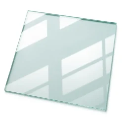 Wallfluent Dessus de table en verre trempé 60x60 cm Transparent- Plateau En Verre