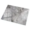 Wallfluent Dessus de table en verre trempé 120x80 cm Motif naturel de marbre- Plateau En Verre