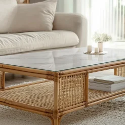 Wallfluent Plateau En Verre<Dessus de table en verre trempé 100x50 cm Motif de surface en marbre