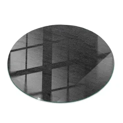 Wallfluent Plateau En Verre<Dessus de table en verre trempé fi70 cm Texture de pierre naturelle