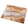 Wallfluent Plateau En Verre<Dessus de table en verre trempé 120x80 cm Bois naturel avec résine