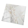 Wallfluent Plateau En Verre<Dessus de table en verre trempé 50x50 cm Marbre élégant avec veines