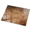 Wallfluent Plateau En Verre<Dessus de table en verre trempé 80x60 cm Motif bois