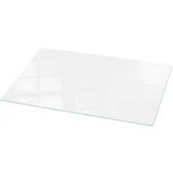 Wallfluent Dessus de table en verre trempé 120x60 cm Couleur blanche lisse- Plateau En Verre