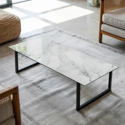 Wallfluent Plateau En Verre<Dessus de table en verre trempé 125x50 cm Motif de surface en marbre