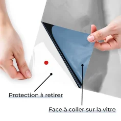 Film Occultant Pour Vitrage<DIMEXACT - Film anti regard pour fenêtre à petit vitrage vis-à-vis proche - bleu - 75 cm x 0.5 m - en Rouleau