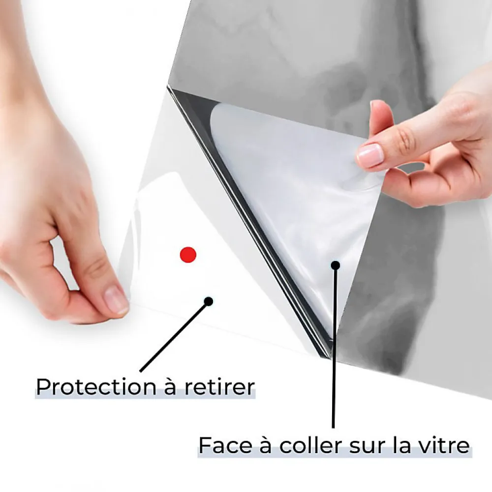 Film Occultant Pour Vitrage<DIMEXACT - Film miroir sans tain argent chromé - Haute durabilité - 152 cm x 10 m - en Rouleau