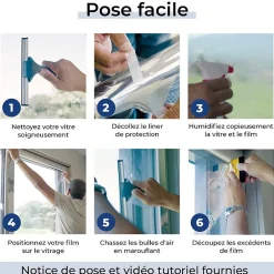 Film Occultant Pour Vitrage<DIMEXACT - Film occultant noir mat pour fenêtre - 123 cm x 1.5 m - en Rouleau